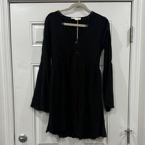 Lovestitch Black Long Sleeve Dress